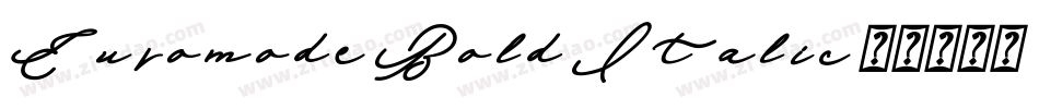 Euromode Bold Italic字体转换